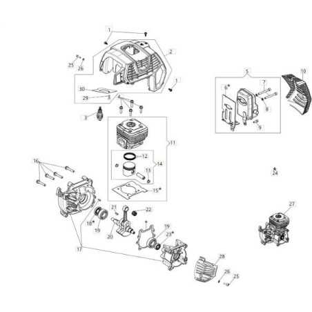 COMPLETE PISTON ORIGINAL EMAK 61510009R | NewgardenParts.com