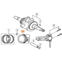 PISTON ORIGINAL EMAK L66152236 | NewgardenParts.com