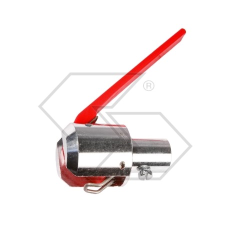 Dispositivo di sicurezza in alluminio con leva corta rossa Ø 22.7 mm motore | NewgardenParts.com