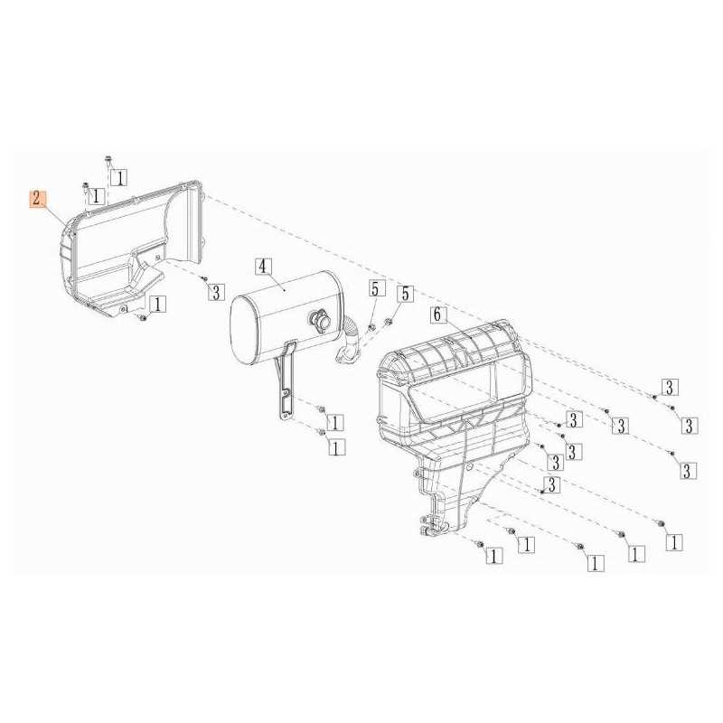 ORIGINAL EMAK SCHALLDÄMPFERSCHUTZ L66152701