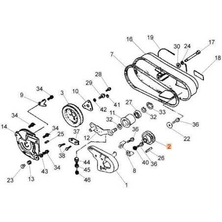 ORIGINAL MOTORRIEMENSCHEIBE EMAK YF1325047 | NewgardenParts.com