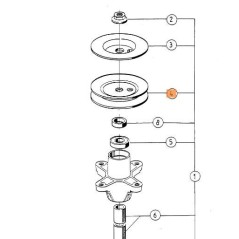POULIE ORIGINALE EMAK C7561187 | NewgardenParts.com