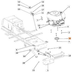 ORIGINAL PULLEY EMAK SGN532151345 | NewgardenParts.com