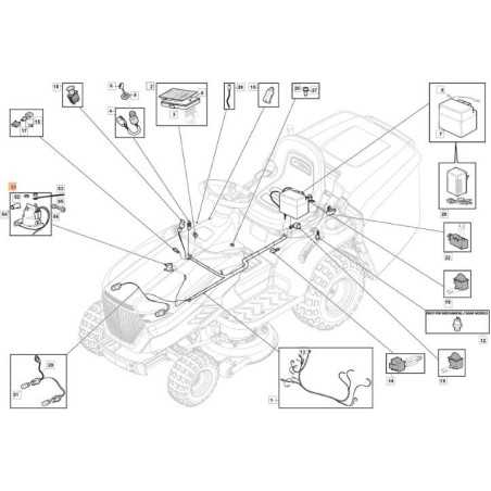 Relais pour tracteur tondeuse GLX14-84G GLX14-84H ORIGINAL OLEOMAC G118736112E0 | NewgardenParts.com