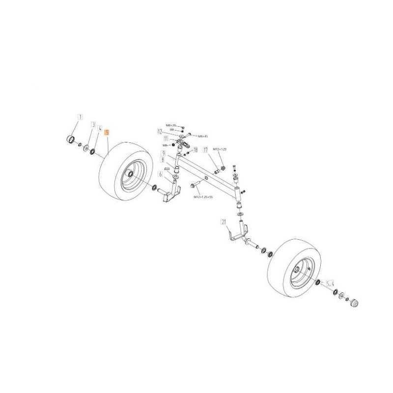 ROUE AVANT COMPLÈTE ORIGINALE EMAK TS000018R