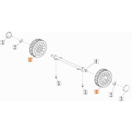 RUOTINO ORIGINALE EMAK L66152718 | NewgardenParts.com