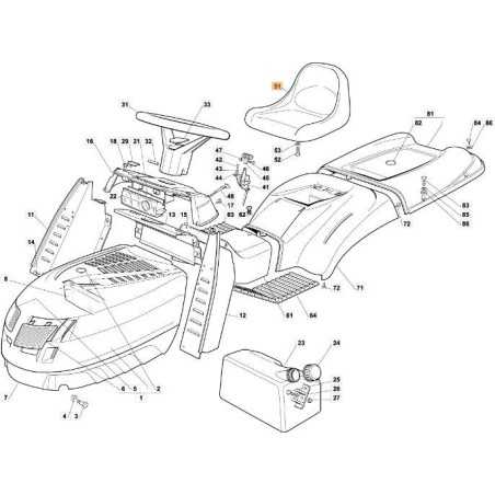ORIGINAL SEAT EMAK G125722451E2 | NewgardenParts.com