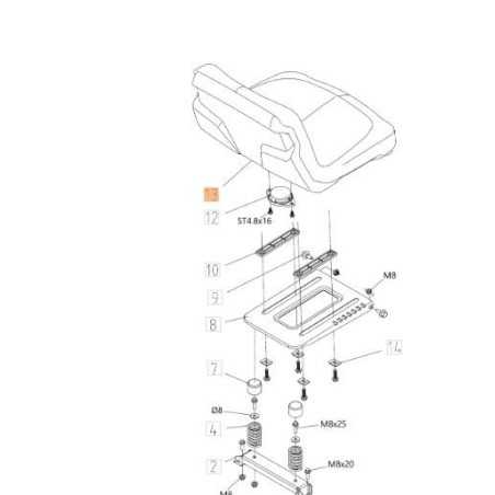 ORIGINAL SEAT EMAK TS000373R | NewgardenParts.com