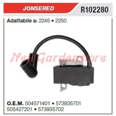 Bobina di accensione JONSERED motosega 2245 2250 R102280 504571401 | NewgardenParts.com