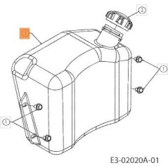 ORIGINAL TANK EMAK C7510818D | NewgardenParts.com