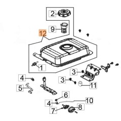 ORIGINAL TANK EMAK L66150691 | NewgardenParts.com