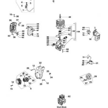 SHORT BLOCK\nWHILE STOCKS LAST ORIGINAL EMAK 340000190R | NewgardenParts.com