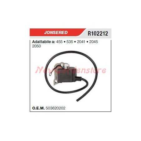 JONSERED chainsaw ignition coil 455 535 2041 2045 2050 R102212 | NewgardenParts.com