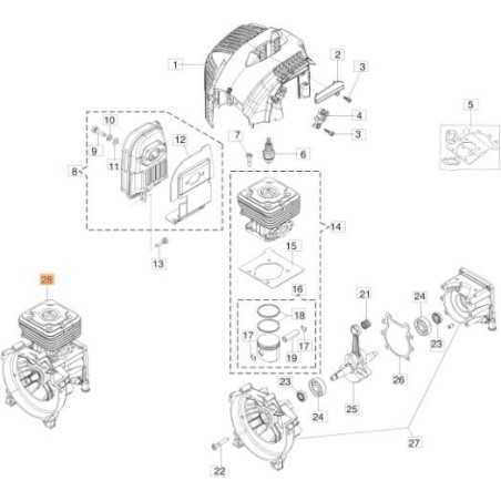 SHORT BLOCK ORIGINAL EMAK 61352061ER | NewgardenParts.com