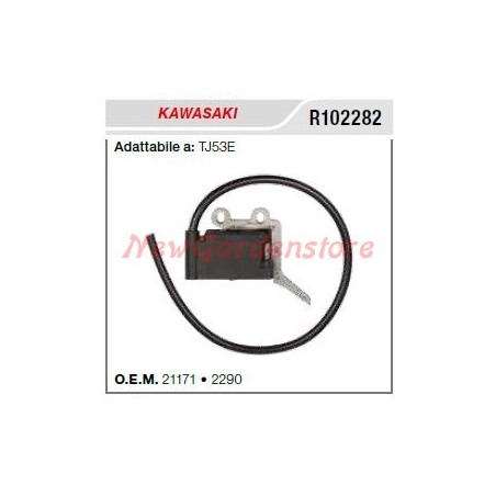 Bobina di accensione KAWASAKI tagliasiepe TJ53E R102282 21171-2290 | NewgardenParts.com