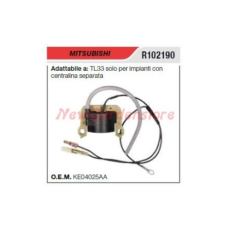 Bobina di accensione MITSUBISHI tagliasiepe TL33 R102190 | NewgardenParts.com