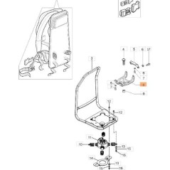 SUPPORTO MOTORE ORIGINALE EMAK 62040023AR