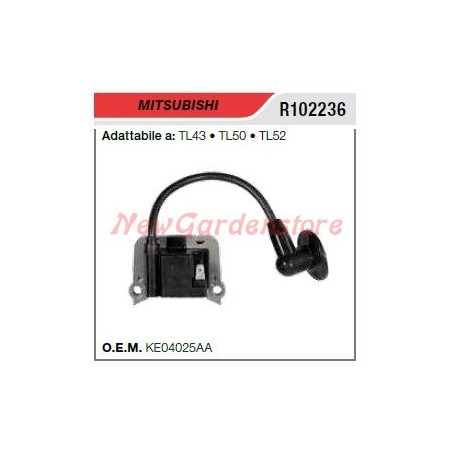 Bobina di accensione MITSUBISHI tagliasiepe TL43 50 52 R102236 | NewgardenParts.com