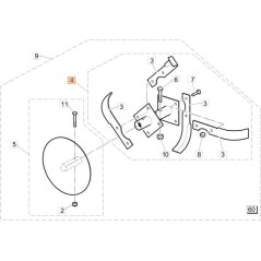 ORIGINAL SUPPORT EMAK 68690035R | NewgardenParts.com