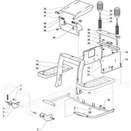 ORIGINAL EMAK FUSSSTÜTZENHALTER G382785179E1R | NewgardenParts.com