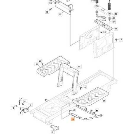 ORIGINAL EMAK FUSSSTÜTZENHALTER G382785197E1R | NewgardenParts.com
