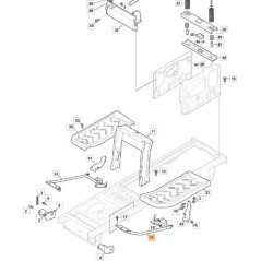 SOPORTE DE REPOSAPIÉS EMAK ORIGINAL G382785221E1R | NewgardenParts.com