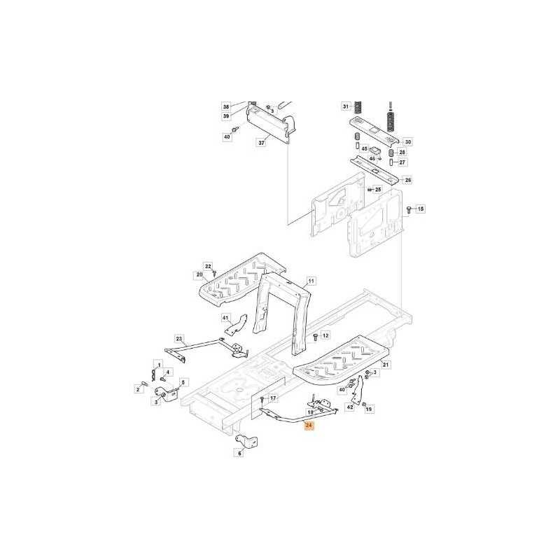 SUPPORT DE REPOSE-PIEDS EMAK ORIGINAL G382785221E1R