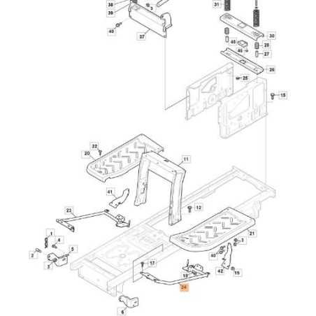 ORIGINAL EMAK FUSSSTÜTZENHALTER G382785221E1R | NewgardenParts.com