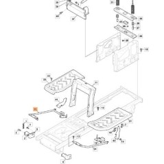 SOPORTE DE REPOSAPIÉS EMAK ORIGINAL G382785223E1R | NewgardenParts.com