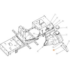ORIGINAL TANK SUPPORT EMAK SGS532013422073R | NewgardenParts.com
