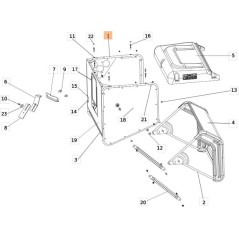 TELAIO CESTO ORIGINALE EMAK SGS532974472803R | NewgardenParts.com