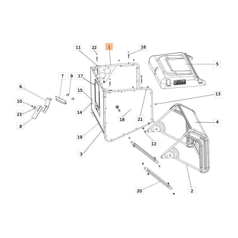 ORIGINAL KORBRAHMEN EMAK SGS532974472803R