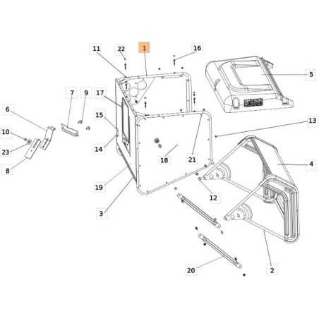 MARCO DE CESTA ORIGINAL EMAK SGS532974472803R | NewgardenParts.com