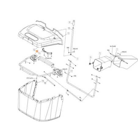 CADRE DE PANIER EMAK ORIGINAL TS000059R | NewgardenParts.com