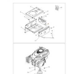 TELAIO INFERIORE ORIGINALE EMAK PB5002030501R | NewgardenParts.com