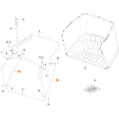 ORIGINALRAHMEN EMAK 68130286R | NewgardenParts.com