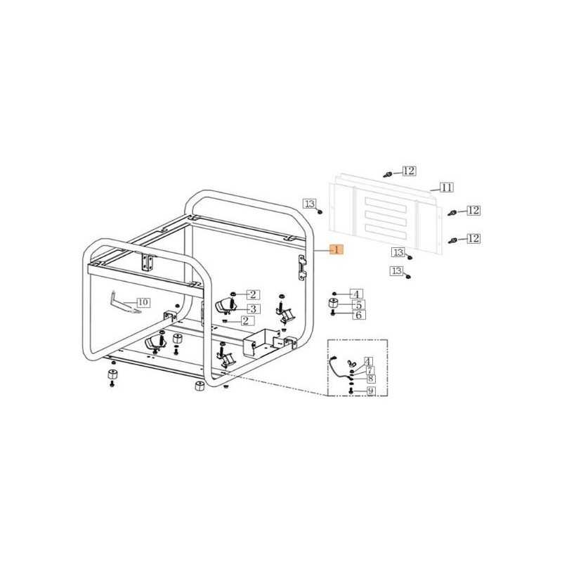 TELAIO ORIGINALE EMAK L66152201