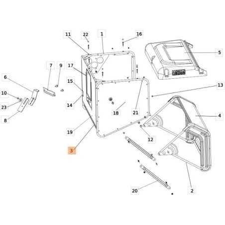 ORIGINALRAHMEN EMAK SGN532151701R | NewgardenParts.com