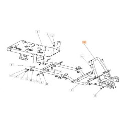 ORIGINAL STEERING FRAME EMAK SGS532915462353R