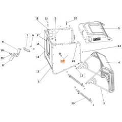 ORIGINAL EMAK KORBABDECKUNG SGS532074302373R | NewgardenParts.com