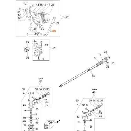 ROHR D.20 FÜR LENKER (STAHL) ORIGINAL EMAK 61200049R | NewgardenParts.com