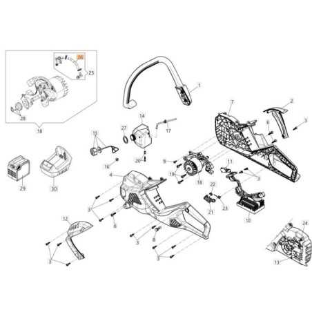 TUBO DE ACEITE ORIGINAL EMAK LR000092R | NewgardenParts.com