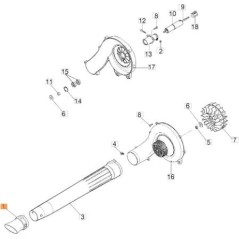 TUBO EMAK ORIGINAL 61240212R | NewgardenParts.com