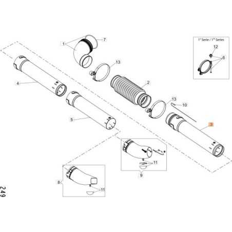 TUBO ORIGINAL EMAK CFI2412001 | NewgardenParts.com