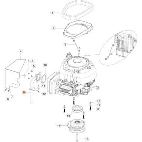 TUBO DE ESCAPE ORIGINAL EMAK 68130208R | NewgardenParts.com