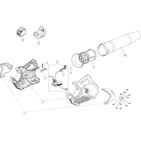 VORDERES GEBLÄSEROHR GR 2011 ORIGINAL EMAK 54060007R | NewgardenParts.com