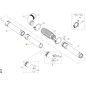 TUBE DE SOUFFLAGE AVEC RACCORDS FINAUX ORIGINAL EMAK CFI2413600