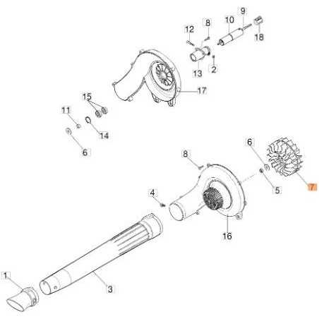 VENTILADOR ORIGINAL EMAK 61240211AR | NewgardenParts.com