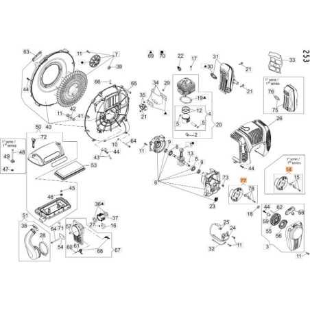 VOLANT MOTEUR COMPLET ORIGINAL EMAK CFI0G07501 | NewgardenParts.com