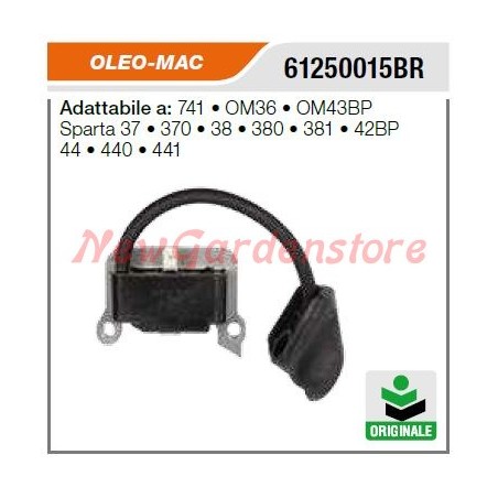 Bobina di accensione OLEOMAC decespugliatore 433 435 440 727 730 61250015BR | NewgardenParts.com